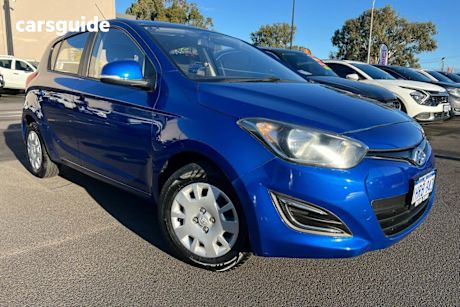 Blue 2014 Hyundai I20 Hatchback Active