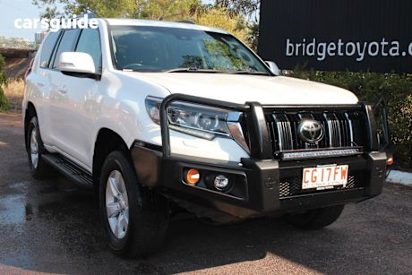 White 2020 Toyota Landcruiser Prado Wagon GXL (4X4)
