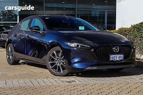 Blue 2022 Mazda 3 Hatchback G20 Touring