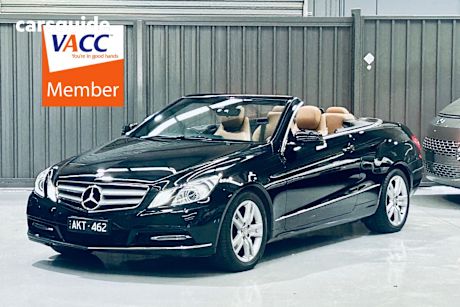 Black 2013 Mercedes-Benz E250 Cabriolet CDI Elegance BE