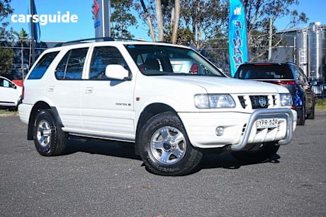 White 2001 Holden Frontera SUV SE 4X4