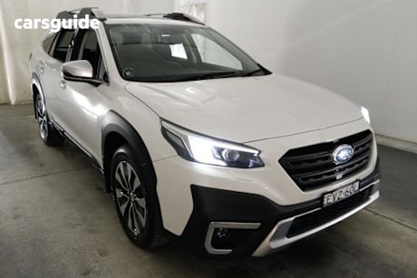 White 2022 Subaru Outback Wagon AWD Touring XT
