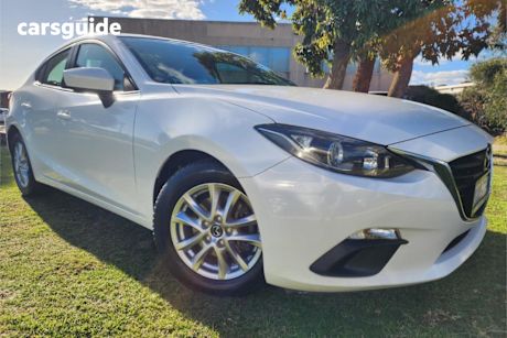 White 2014 Mazda 3 Sedan Touring