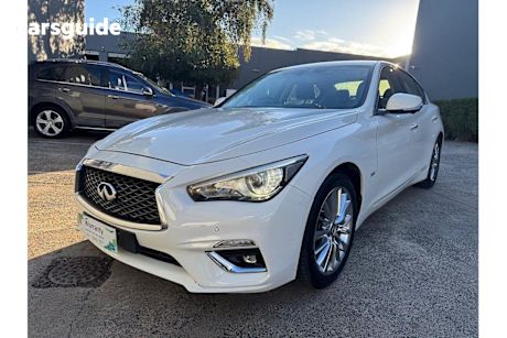 White 2018 Infiniti Q50 Sedan 2.0T Pure