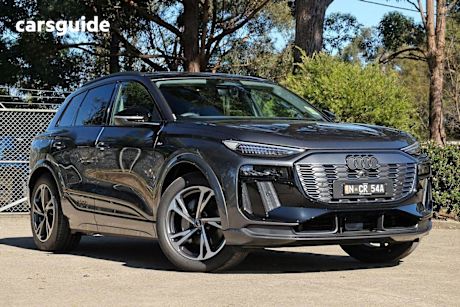 Grey 2025 Audi Q6 E-Tron SUV PERFORMANCE R
