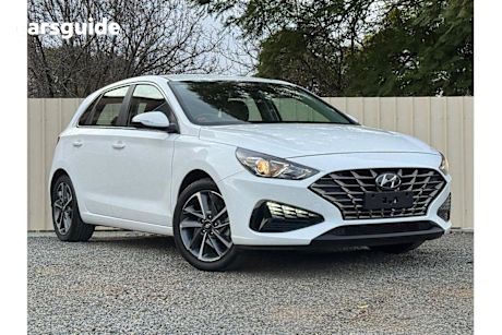 White 2021 Hyundai I30 Hatch ACTIVE F