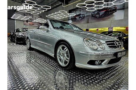 Silver 2003 Mercedes-Benz CLK-Class Sedan CLK55 AMG R