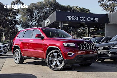 Red 2015 Jeep Grand Cherokee Wagon Limited (4X4)