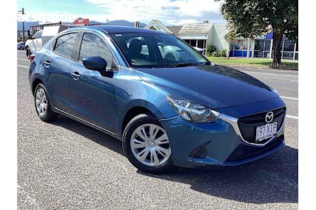 Blue 2017 Mazda 2 Sedan NEO
