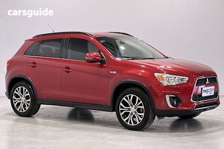 Red 2015 Mitsubishi ASX Wagon LS F