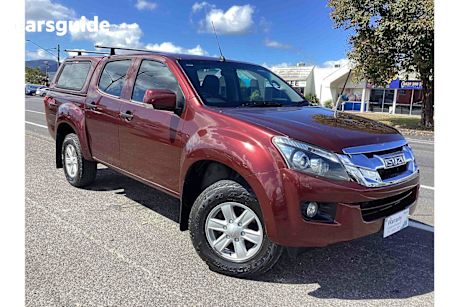 Red 2014 Isuzu D-MAX Crew Cab Utility LS-M HI-Ride (4X4)