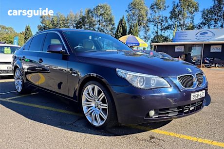 Blue 2004 BMW 530I Sedan