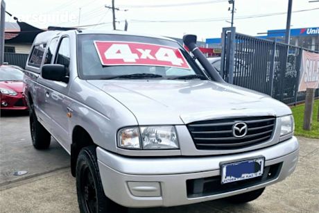 Silver 2003 Mazda B2500 Freestyle Cab Chassis Bravo DX (4X4)