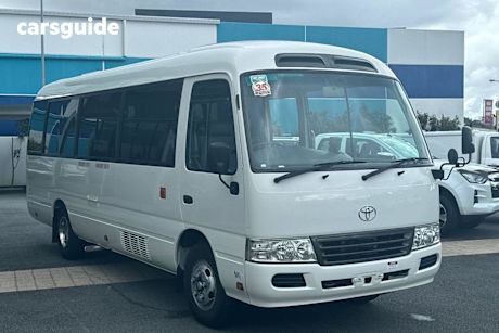 White 2013 Toyota Coaster OtherCar DELUXE 4X2