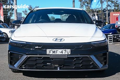 White 2024 Hyundai I30 Sedan N LINE F