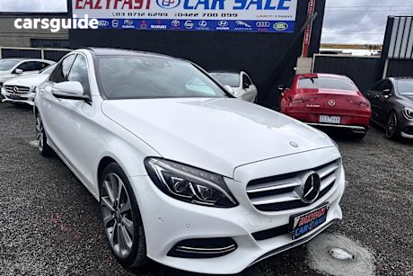 White 2014 Mercedes-Benz C250 Sedan