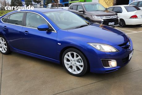 Blue 2008 Mazda 6 Hatchback Luxury Sports