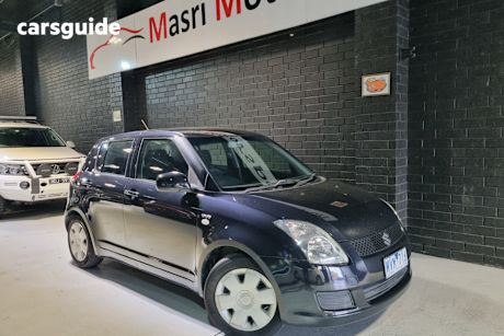 Black 2008 Suzuki Swift Hatchback S