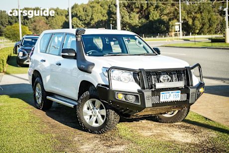 White 2019 Toyota Landcruiser Prado Wagon GX (4X4)
