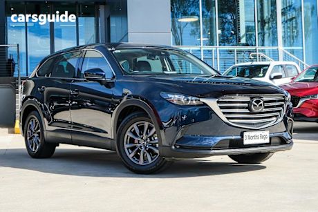 Blue 2023 Mazda CX-9 Wagon Touring (fwd)