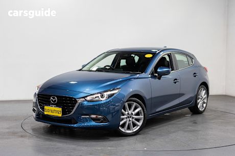 Blue 2017 Mazda 3 Hatchback SP25 GT