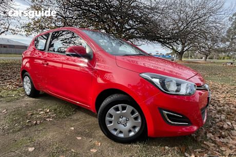 Red 2014 Hyundai I20 Hatchback Active