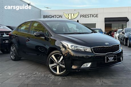 Black 2017 Kia Cerato Sedan Sport