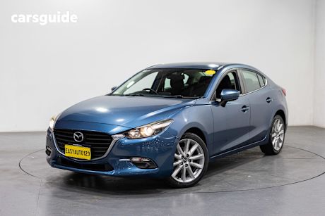 Blue 2016 Mazda 3 Sedan SP25