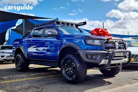 Blue 2019 Ford Ranger Double Cab Pick Up Raptor 2.0 (4X4)
