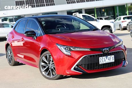 Red 2022 Toyota Corolla Hatch ZR F