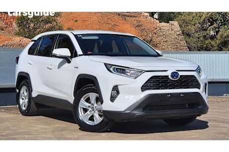 White 2021 Toyota RAV4 SUV GX F