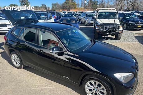 Black 2013 BMW X1 Wagon Sdrive 18D