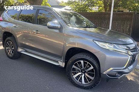Blue 2016 Mitsubishi Pajero Sport Wagon GLS (4X4) 7 Seat
