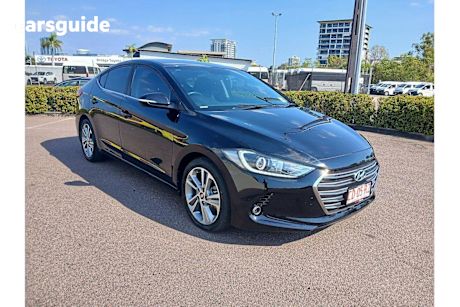 Black 2018 Hyundai Elantra Sedan ELITE F