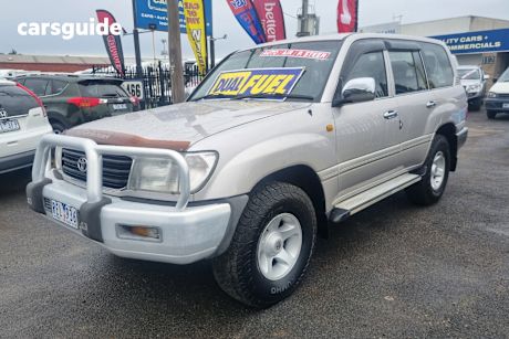 Silver 2001 Toyota Landcruiser Wagon GXL (4X4)