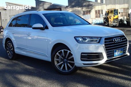 White 2016 Audi Q7 Wagon 3.0 TDI Quattro