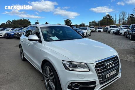 White 2015 Audi SQ5 Wagon 3.0 TDI Quattro
