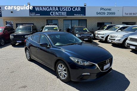 Blue 2014 Mazda 3 Sedan Maxx