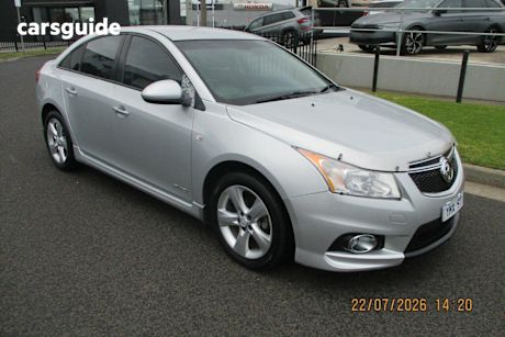 Silver 2012 Holden Cruze Sedan SRI V