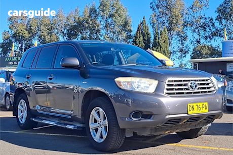 Grey 2008 Toyota Kluger Wagon KX-R (fwd) 7 Seat