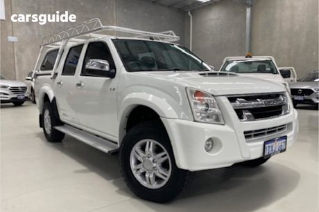 White 2012 Isuzu D-MAX Crew Cab Utility LS (4X2)