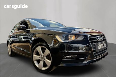 Black 2013 Audi A3 Sedan Ambition