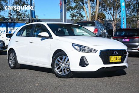 White 2019 Hyundai I30 Hatch ACTIVE F