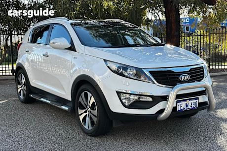 White 2013 Kia Sportage Wagon PLATINUM (AWD) SL SERIES 2