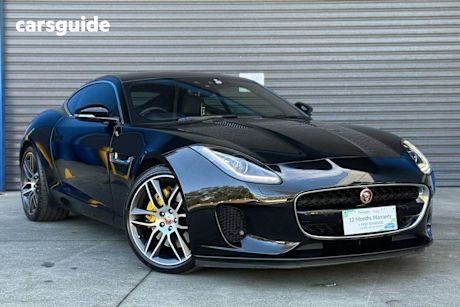 Black 2017 Jaguar F-Type Coupe 250kW X152 MY19