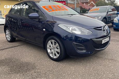 Blue 2013 Mazda 2 Hatchback NEO Sport