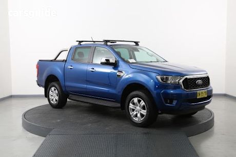 Blue 2021 Ford Ranger Double Cab Pick Up XLT 3.2 (4X4)