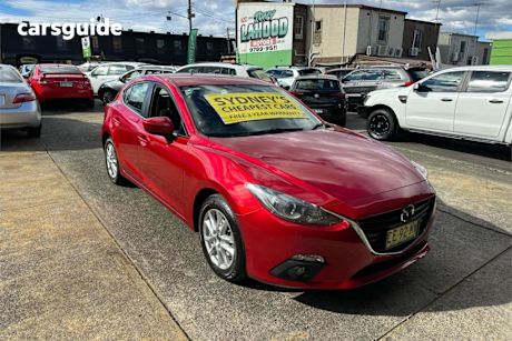 Red 2015 Mazda 3 Hatchback Maxx
