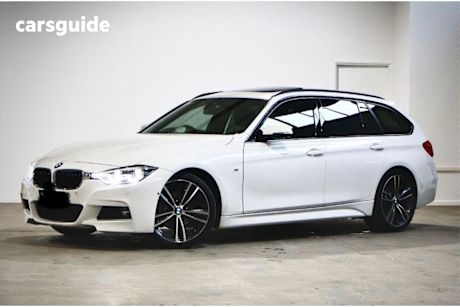 White 2015 BMW 320I Wagon Touring M Sport