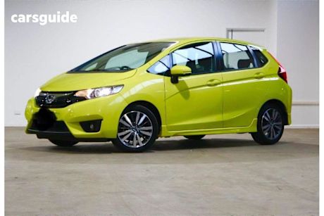 Yellow 2015 Honda Jazz Hatch VTI-S F